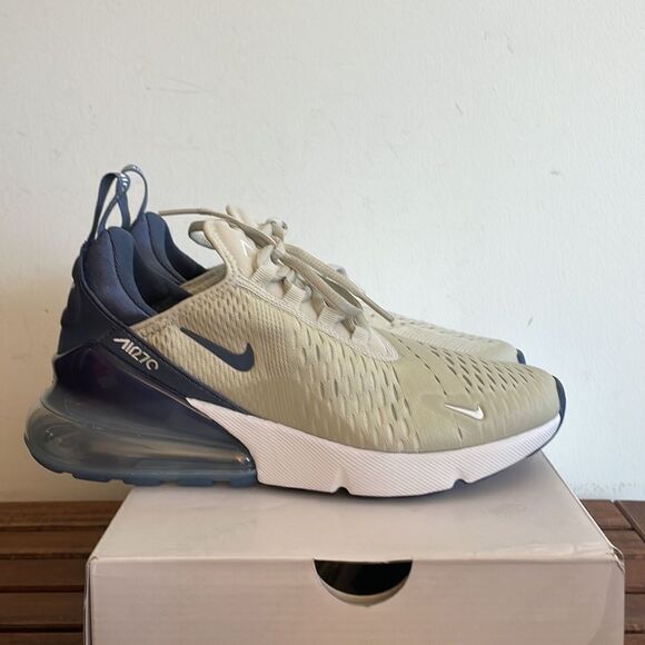 Nike Air Max 270 Light Bone/Diffused Blue USA Women 6.5/UK4/EU37.5(FQ8783-072) - Picture 8 of 13